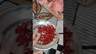 Cute Baby Eating pomegranate Part-  3  Daily Routine Fruits