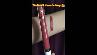 #MYGLAM LIT LIQUID LIPSTICK💄 swatch 👄#cupcakey #free  #shorts