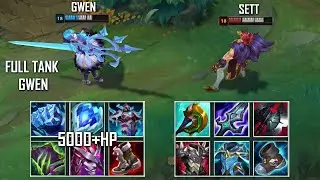 TANK GWEN vs SETT FULL BUILD FIGHTS & Best Moments!