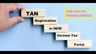 TAN Registration in New Income Tax Portal//TDS/TCS U/S 206AB & 206CCA of Income Tax Act 1961(TAMIL)