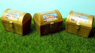 Pirate Mania Treasure Chest - 3 Surprise toys Unboxing