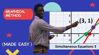 LESSON 4.1 // SIMULTANEOUS EQUATIONS // TYPES and METHODS // Graphical Method // G.Maths //