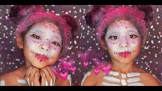 BABY SKULL| PINK SKULL| KIDS MAKEUP WITH KHAYAH| DEHSONAE