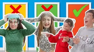 NO ABRAS la puerta misteriosa INCORRECTA 🤣 Reto EXTREMO con MIKA SOFI BOMS - Silvia Sánchez