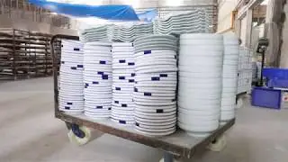 Numbers of Catering Crockery Porcelain Tableware Production in Two Eight Ceramics: The Kiln Link