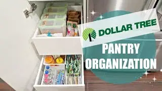 ORGANIZE & DECLUTTER WITH ME 2017 // DOLLAR TREE PANTRY ORGANIZATION // DECLUTTER!!