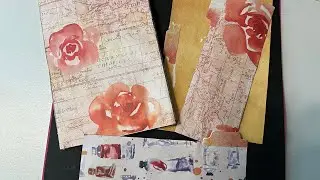 Junk envelopes and paper into a quick journal or an insert for your journals.