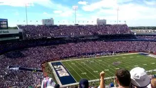 Patriots Fans in Bills Stadium get heckled and harassed