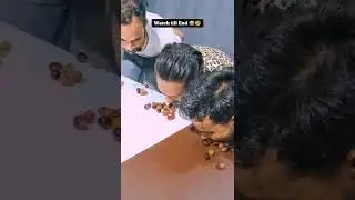 Grapes Eating Challenge Without Hand Touching 😂🤣#shorts #funny #short #youtubeshorts
