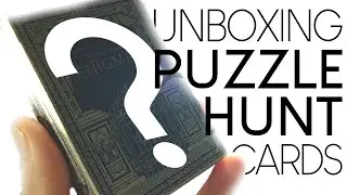 PUZZLE HUNT PLAYING CARDS (yes please) -- Enigmas First Impressions - 01