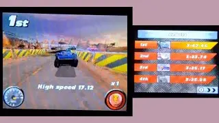 Cars Race-O-Rama DS - 2:42.46 Radiator Springs 1 (Without Shortcuts)