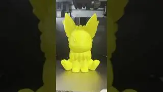 Printing My Favorite OG Eevee Evolution!! Jolteon! #3dprinting #pokemon #bambu #bambulabx1carbon