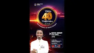 THE EMERGENCE OF WORLD CHANGERS ( UNDER 40 CONF ) PHASE 2 II 06.04.2025II KCC GLOBAL AUDITORIUM