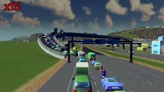 CITIES SKYLINES - First Person Travel In A Traffic City #13