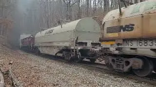 Train 379 at Coosa Tunnel 2-9-25