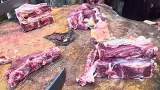 Fastest Cow cutting Skills #2 ।। Butcher Bro #butcherbro #beef  #meat  #viral