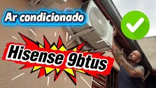 Instala&ccedil;&atilde;o ar condicionado hisense inverter (dicas como estalar sozinho)