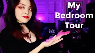 Gothic Bedroom Tour | Horror + Disney Fan Lair! 🖤