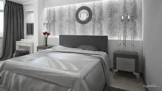 Silver gray bedroom design 2023