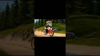 Panda's grocery store in the mountains.. #cartoon video #animation video #short video #animals video