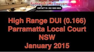 Parramatta Local Court   High Range PCA   January 2015