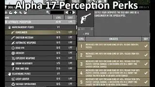 7 days alpha 17 Perception Perks
