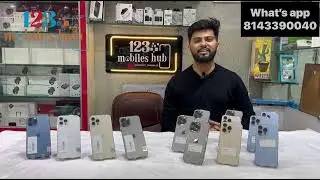 cheapest iphone 13 pro 256gb #cheapestphone @123mobiles #hyderabad #shoppingvlog #123mobiles
