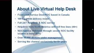 Introduction to Live Virtual Helpdesk - Part 1