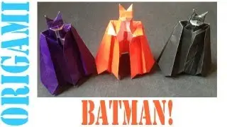 Easy Origami Batman Tutorial!