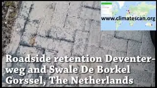Roadside retention Deventerweg and Swale De Borkel Gorssel, The Netherlands