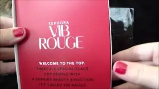 Sephora VIB Rouge unboxing / Upcoming Promotion 2013