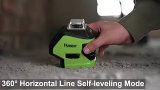 Huepar 621CG  Laser Level Cross Line With 2 Plumb Dots Angle
