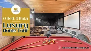 💥 Just Listed: Stunning 6-Bed, 6-Bath Luxury Home on 9000 Sqft Lot in Surrey, BC! 🏠✨
