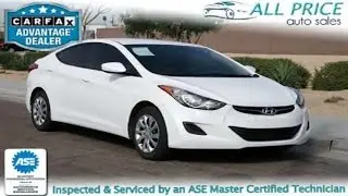 Used Cars For Sale in Phoenix,Az-2012 Hyundai Elantra- ALL Price Auto Sales LLC.