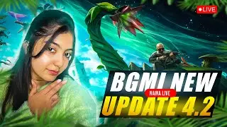 😱BGMI 4.2 NEW UPDATE EXPLORE WITH NAINA  ROAD TO 1K🎉  #shortsfeed #bgmilive #girlgamer #shortsfeed