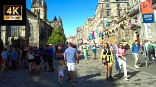 Edinburgh, Scotland [4K] - Royal Mile, August Heatwave.  #djipocket2 #edinburgh #scotland #walking