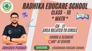Chord & Segment Problem 📐 | Minor Segment & Major Sector | Class 10 Maths