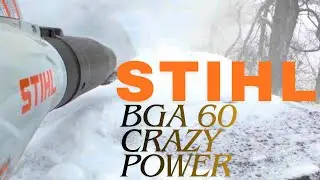 STIHL BGA 60 Snow Review