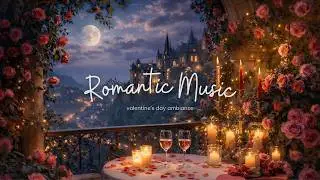Valentine&rsquo;s Day Romantic Ambience 💘 | Soft Romantic Music & Night Sounds (4K)