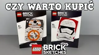 CZY WARTO KUPIĆ LEGO BRICK SKETCHES!? | BB8 40431 i Szturmowiec 40391 | VLOG