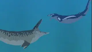 Mosasaurus (jwr) vs basilosaurus (ark) [dc2 SRAnimation]