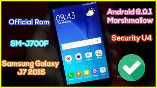 Official Firmware Samsung Galaxy J7 2015 SM-J700F - Security U4 Android 6.0.1 Marshmallow