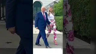 Президент Трамп и первая леди Мелания: лучшая, самая любимая пара! #шорты #мелания #трамп #дональд