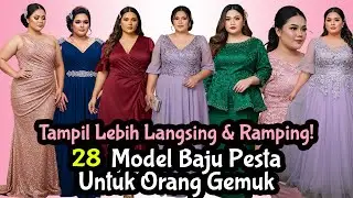 Model Baju Pesta Untuk Orang Gemuk Agar Terlihat Langsing |  Brokat 2025 Terbaru Buat Orang Gemuk
