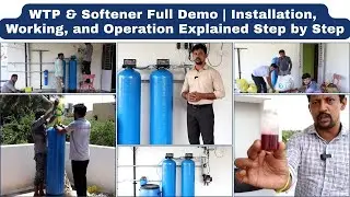 Hard Water softener Treatment Plant Installation & Demo video | Fully explained | Guru Technologies