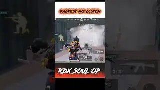 Quick 1v3 BGMI Clutch 🔥 | RDX Soul Domination