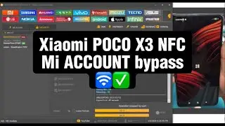Xiaomi POCO X3 NFC Mi ACCOUNT bypass with Unlock Tool
