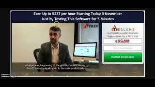 Tesler App Review. Steven Abrahams Scam Exposed. We Found The Real Actor!