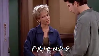 Ross Tries to Flirt with the Pizza Delivery Lady | Friends