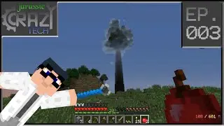Minecraft Ita Jurassic Crazy Tech Modpack Ep003 - Alla Ricerca Di Una Casa (Parte 2/2)